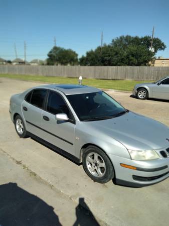 04 SAAB 9-3,160K,MAUAL,A/C,LEATHER,TINTED,SUNROOF,MAG RIMS, RUN... for sale in Stafford, TX – photo 3