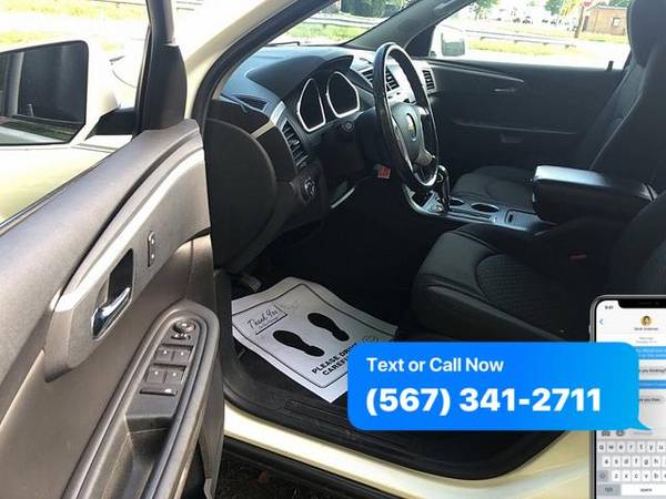 2012 Chevrolet Chevy Traverse 4d SUV AWD LT1 DC LOW PRICES WHY PAY... for sale in Northwood, OH – photo 9