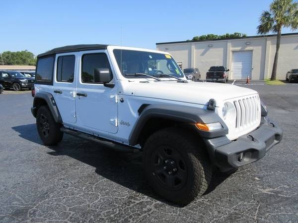 2018 Jeep Wrangler Unlimited Sport suv Bright White Clearcoat - cars for sale in Melbourne , FL – photo 7