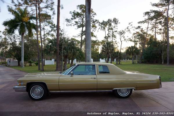 1974 Cadillac Coupe DeVille - 51K Miles, Leather, All Original Survi for sale in Naples, FL – photo 17