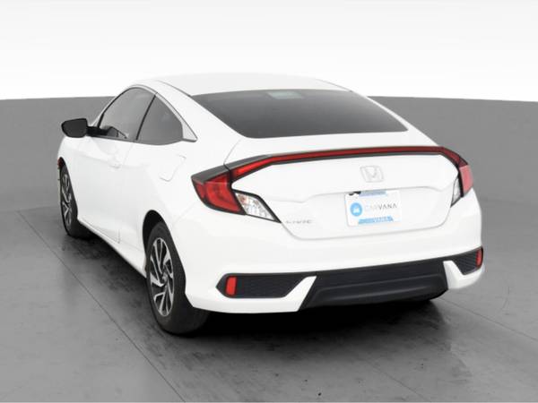 2018 Honda Civic LX Coupe 2D coupe White - FINANCE ONLINE - cars &... for sale in Greenville, NC – photo 8