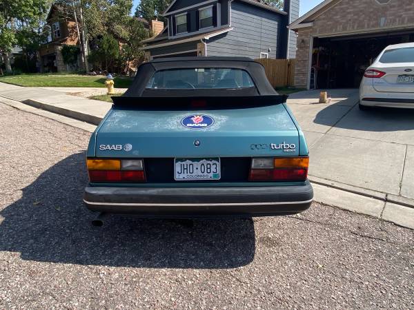 1991 Saab 900 Turbo Convertible - cars & trucks - by owner - vehicle... for sale in Colorado Springs, CO – photo 3