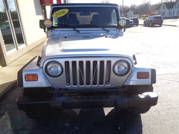2006 JEEP WRANGLER X 4X4 SOFT TOP 5-SPEED 96K MILES *FINANCING* -... for sale in Rushville, IN – photo 3