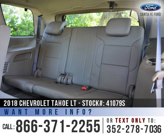 2018 Chevrolet Tahoe LT Remote Start - Camera - Seats 8! for sale in Alachua, GA – photo 17