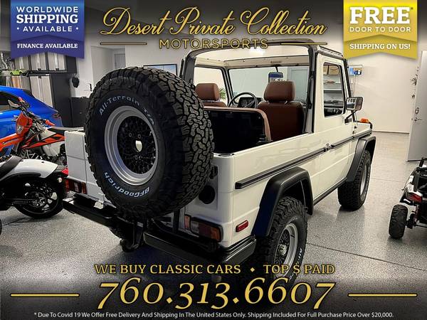 1981 Mercedes-Benz G Wagon 280GE Convertible 2 8L 4 Speed Manual wit for sale in Palm Desert, AL – photo 11