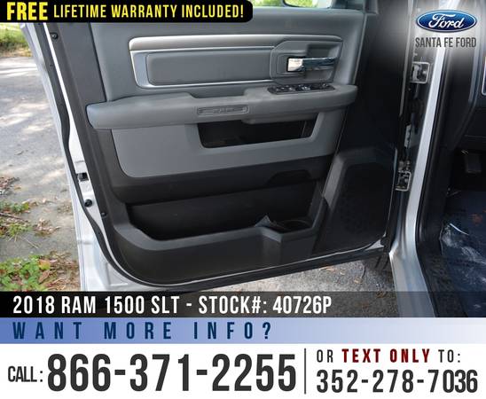 2018 Ram 1500 SLT 4WD *** Bedliner - Backup Camera - SIRIUS *** -... for sale in Alachua, FL – photo 10