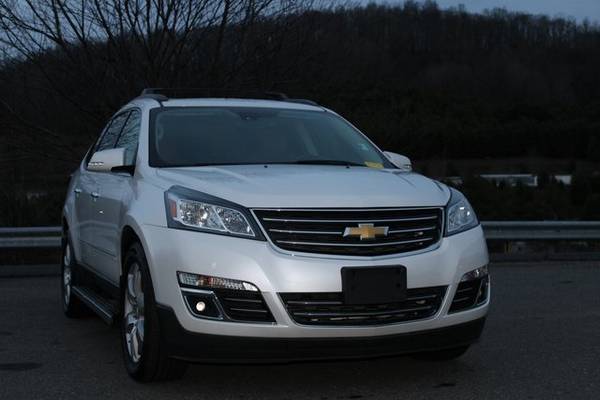 2017 Chevy Chevrolet Traverse Premier suv White - cars & trucks - by... for sale in Boone, NC – photo 2