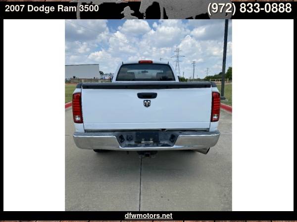 2007 Dodge Ram 3500 2WD Quad Cab SRW ST Diesel - cars & trucks - by... for sale in Lewisville, TX – photo 4
