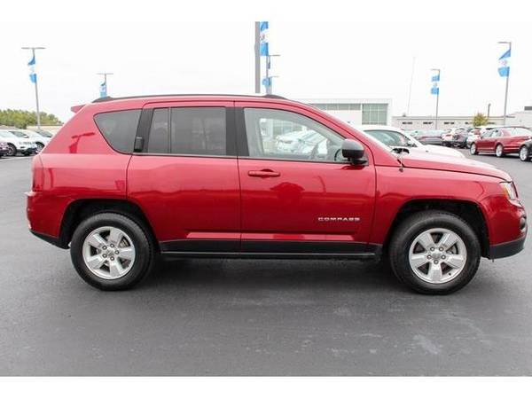 2015 Jeep Compass SUV Sport - Jeep Deep Cherry Red Crystal Pearlcoat for sale in Green Bay, WI – photo 3