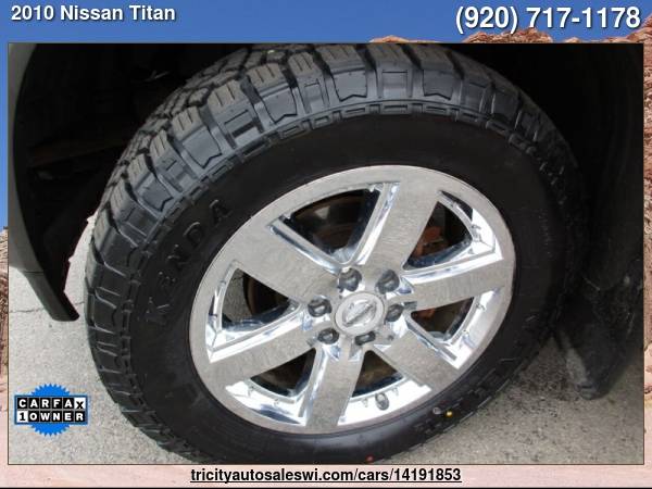 2010 NISSAN TITAN SE 4X4 4DR CREW CAB SWB PICKUP Family owned since for sale in MENASHA, WI – photo 8