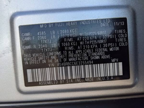 2014 Subaru Outback 2 5i Premium AWD All Wheel Drive SKU: E3255494 for sale in Phoenix, AZ – photo 23