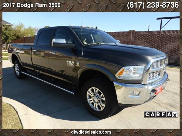 2017 DODGE Ram 3500 Laramie 4x4 Crew Cab CUMMINS PRICED TO SELL !!!... for sale in Lewisville, TX