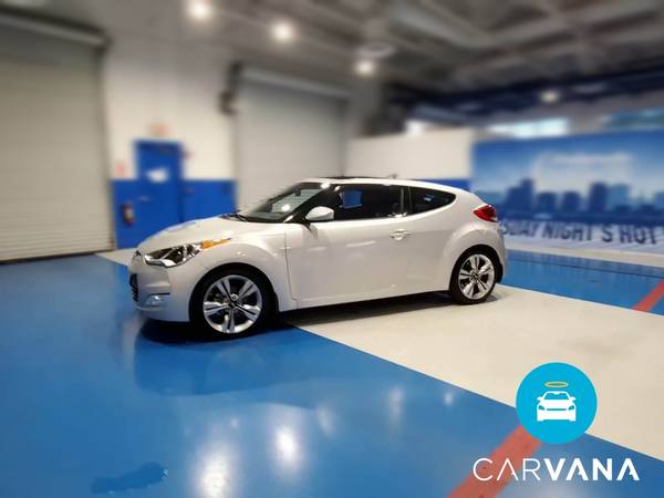 2017 Hyundai Veloster Value Edition Coupe 3D coupe Silver - FINANCE... for sale in Fort Myers, FL – photo 4