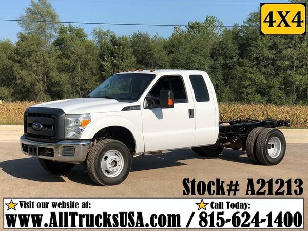 FLATBED & STAKE SIDE TRUCKS / CAB AND CHASSIS PICKUP 4X4 Gas Diesel... for sale in Waterloo, IA – photo 4