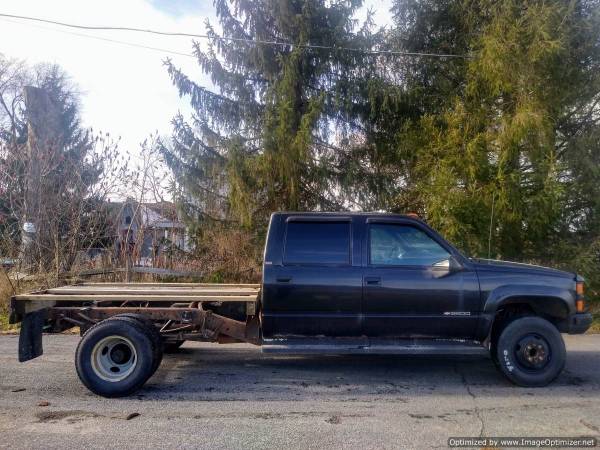 1996 Chevrolet K3500 4wd Crew Cab Dually - cars & trucks - by owner... for sale in Hubbardsville, NY – photo 4