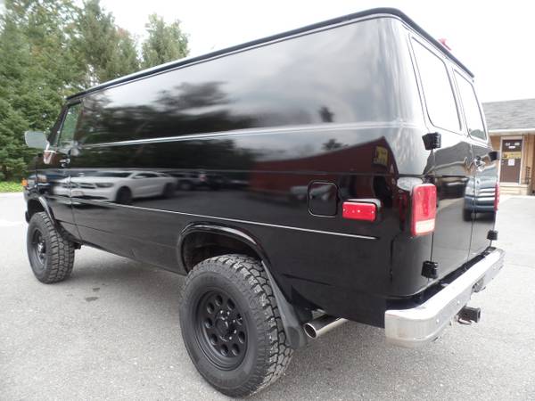 1995 *Chevrolet* *G30* *1-Ton 4x4 Cargo Van* Black - cars & trucks -... for sale in Johnstown , PA – photo 5