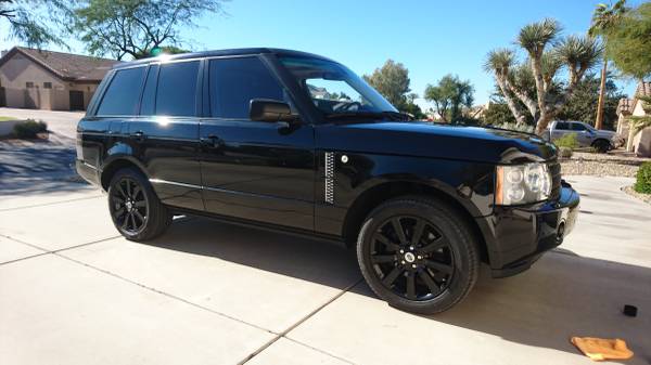 Range Rover - Full Size SUV - Black/Black Supercharged 4WD - cars &... for sale in Litchfield Park, AZ – photo 2