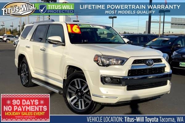 2016 Toyota 4Runner 4x4 4WD 4 Runner Limited SUV - cars & trucks -... for sale in Tacoma, WA