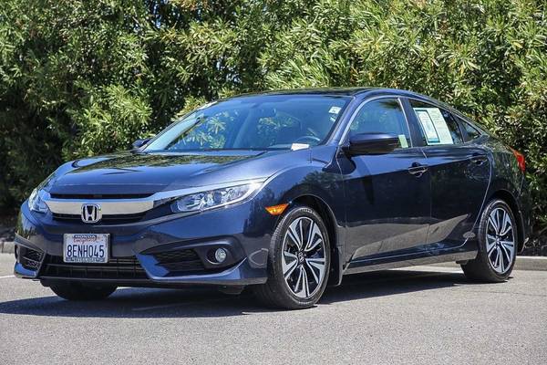 2018 Honda Civic EX-T sedan Cosmic Blue Metallic for sale in Livermore, CA – photo 3
