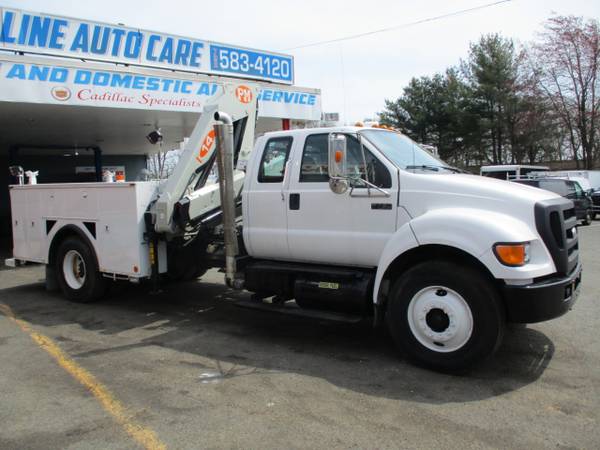 2007 Ford Super Duty F-750 Straight Frame KNUCKLE BOOM, CRANE TRUCK for sale in south amboy, WV – photo 4