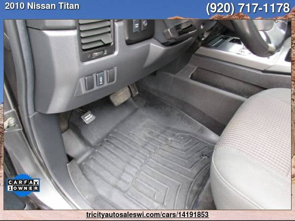 2010 NISSAN TITAN SE 4X4 4DR CREW CAB SWB PICKUP Family owned since for sale in MENASHA, WI – photo 16
