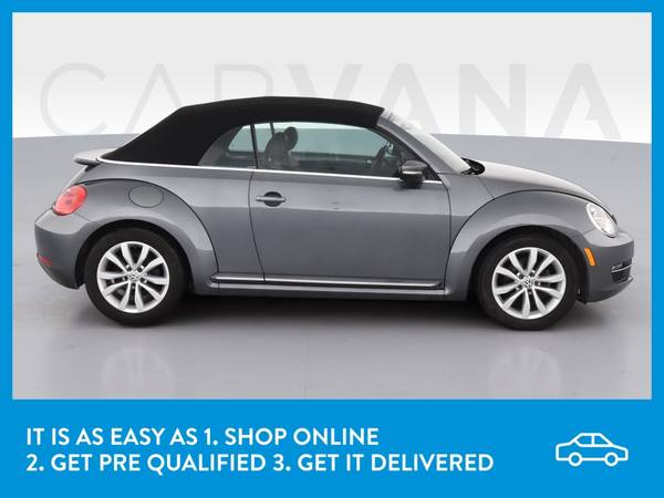 2013 VW Volkswagen Beetle TDI Convertible 2D Convertible Gray for sale in Covington, OH – photo 10