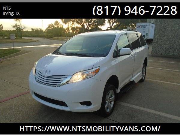 2017 TOYOTA SIENNA MOBILITY HANDICAPPED WHEELCHAIR POWER RAMP VAN for sale in irving, TX – photo 5