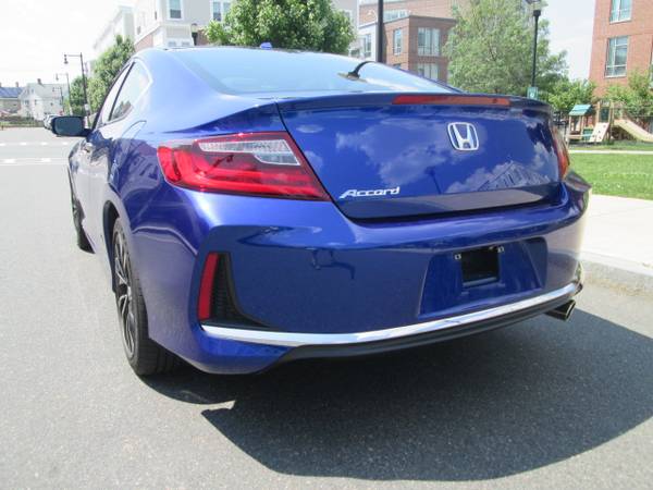 2016 HONDA ACCORD EXL COUPE 28000 MILES 1 OWNER BLUE ON BLACK LEATHER for sale in Brighton, MA – photo 4