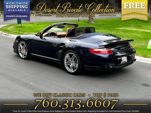 CRAZY DEAL on this 2008 Porsche 911 Turbo 29k Mile Convertible for sale in Palm Desert , CA – photo 3