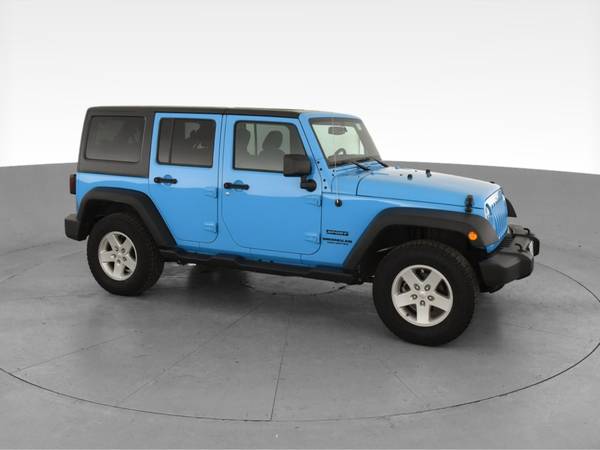 2017 Jeep Wrangler Unlimited Sport S Sport Utility 4D suv Blue - -... for sale in Worcester, MA – photo 14