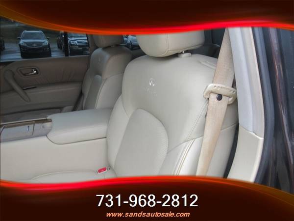 2012 INFINITI QX56 4X4, LEATHER, 3RD ROW SEATING, CAPTAIN CHAIRS, SUNR for sale in Lexington, TN – photo 9