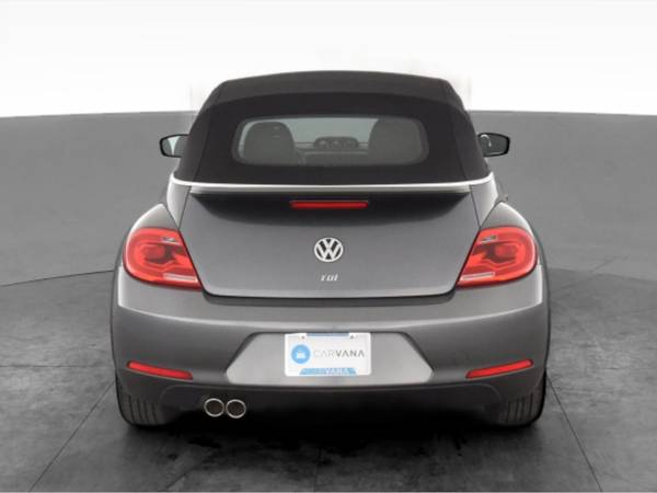 2014 VW Volkswagen Beetle TDI Convertible 2D Convertible Gray - -... for sale in South Bend, IN – photo 9