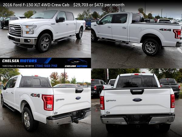 $525/mo - 2018 Ford F-150 XLTCrew Cab - Easy Financing! - cars &... for sale in Chelsea, MI – photo 15