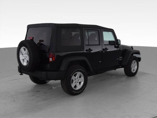 2017 Jeep Wrangler Unlimited Sport SUV 4D suv Black - FINANCE ONLINE... for sale in Youngstown, OH – photo 11