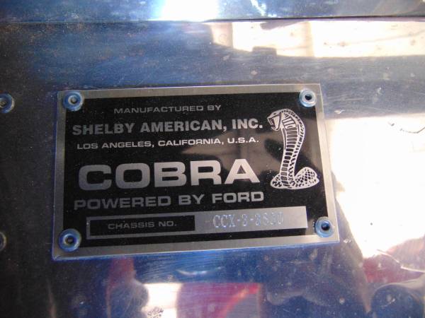 1965 AC Shelby Cobra 427 - cars & trucks - by owner - vehicle... for sale in Carmel By The Sea, CA – photo 2