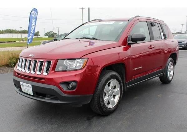 2015 Jeep Compass SUV Sport - Jeep Deep Cherry Red Crystal Pearlcoat for sale in Green Bay, WI – photo 9