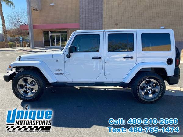 2017 JEEP WRANGLER UNLIMITED SAHARA ~ LOW MILES ~ LOADED ~ EASY FINA... for sale in Tempe, NM – photo 4