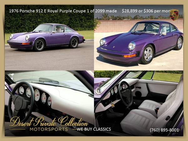 1976 Porsche 911S Fully Matching Numbers+COA Coupe Coupe at an... for sale in Palm Desert , CA – photo 21