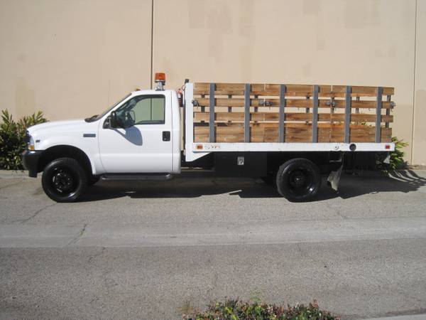 Ford F-450 F450 4X4 12′ Stake Bed Flatbed Stakebed Flat Bed F550 4WD for sale in Signal Hill, OR – photo 6