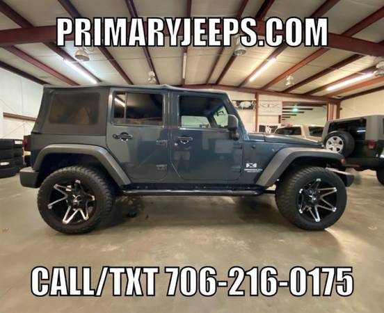 2008 Jeep Wrangler Unlimited IN HOUSE FINANCE - FREE SHIPPING - cars... for sale in DAWSONVILLE, AL – photo 3