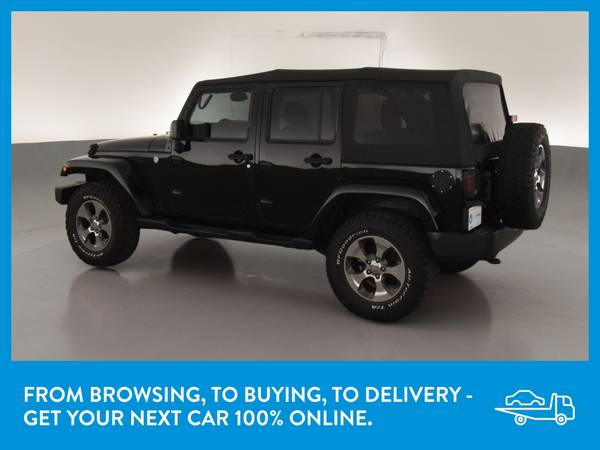 2017 Jeep Wrangler Unlimited Sahara Sport Utility 4D suv Black for sale in Arlington, District Of Columbia – photo 5