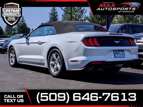 $405/mo - 2019 Ford Mustang ECOBOOST CONVERTIBLE - LIFETIME... for sale in Spokane, ID – photo 7