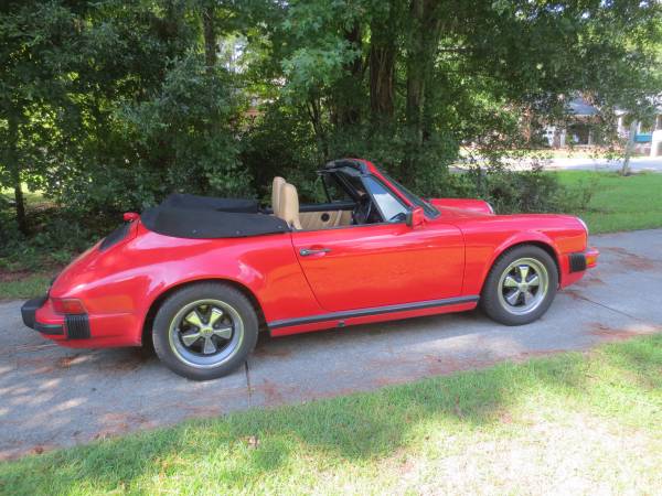 Price slashed for quick sale.... Porsche 911 Carrera Cabriolet 1989 for sale in eastern NC, NC