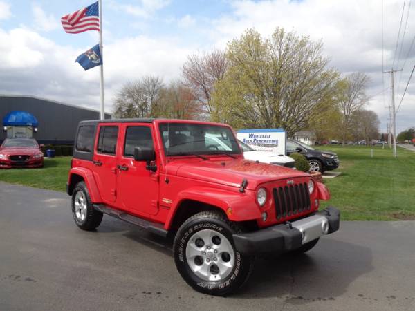 2014 Jeep Wrangler Unlimited 4WD 4dr Sahara - - by for sale in Frankenmuth, MI – photo 8