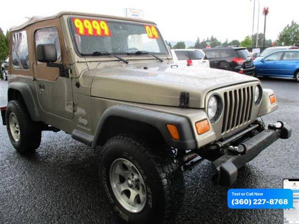 2004 Jeep Wrangler 5 SPEED MANUAL SOFT TOP for sale in Woodland, OR – photo 2