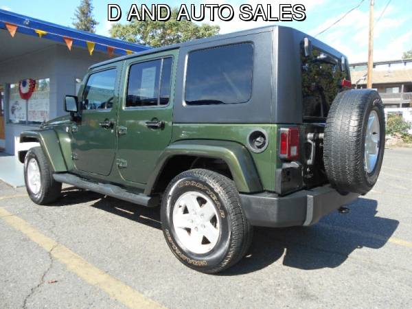 2007 Jeep Wrangler 4WD 4dr Unlimited Sahara D AND D AUTO for sale in Grants Pass, OR – photo 3