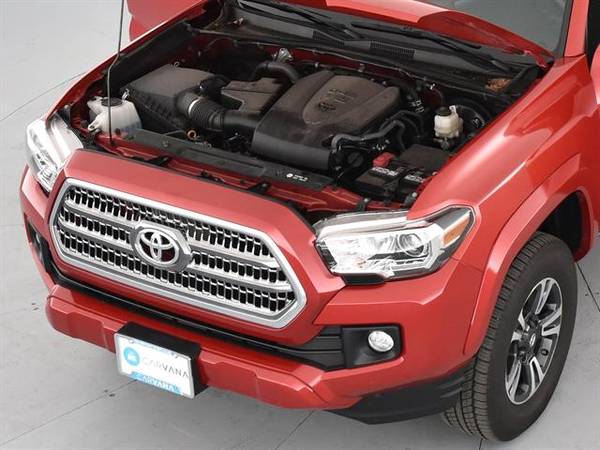 2017 Toyota Tacoma Double Cab TRD Sport Pickup 4D 5 ft pickup Red - for sale in Arlington, District Of Columbia – photo 4