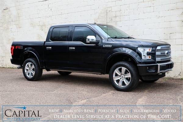 Immaculate 16 Ford F-150 Platinum 4x4 Crew Cab Short Box! - cars & for sale in Eau Claire, MN – photo 8