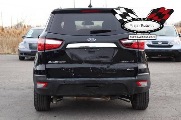 2018 Ford EcoSport Titanium AWD, Damaged, Repairable, Salvage for sale in Salt Lake City, UT – photo 4