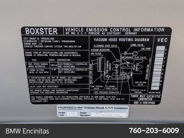 2000 Porsche Boxster SKU:YU623580 Convertible - cars & trucks - by... for sale in Encinitas, CA – photo 14